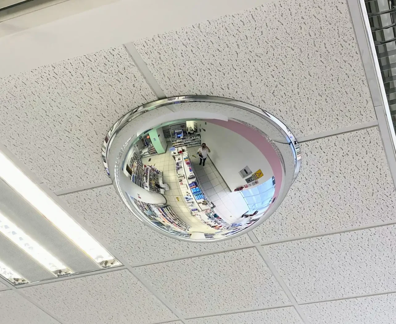 Imagen de un cuarto de domo de 90 grados
